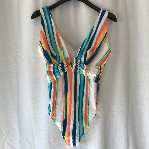 Adore me Andria Contour Plus stripped size 1X - Picture 1 of 9